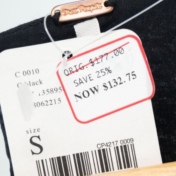 Free People Hope Dress Black | Small | NWT - Picture 5 of 12